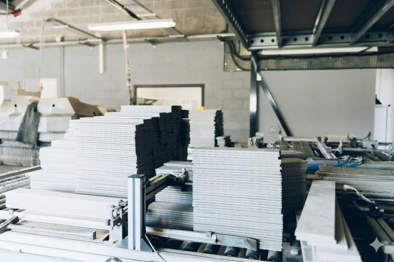 façonnage découpe carrelage Rhinnov